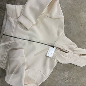 a new day Light Cream Zip Hoodie